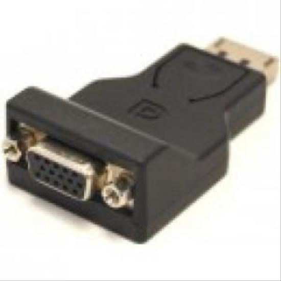 Unirise DPVGA-ADPT cable gender changer 20 pin DisplayPort SVGA HD15 Black1