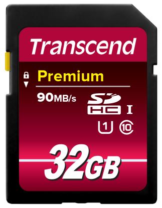 Transcend 32GB SDHC Class 10 UHS-I NAND1