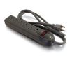 C2G 29300 surge protector Black 6 AC outlet(s) 125 V 47.2" (1.2 m)1