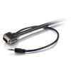 C2G 6ft VGA + 3.5mm M/M 72" (1.83 m) VGA (D-Sub) + 3.5mm Black3