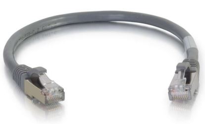 C2G 6" Cat6a STP networking cable Gray 5.91" (0.15 m) Cat6 U/FTP (STP)1