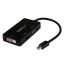 StarTech.com MDP2VGDVHD video cable adapter 5.91" (0.15 m) Mini DisplayPort DVI-D + VGA (D-Sub) + HDMI Black1
