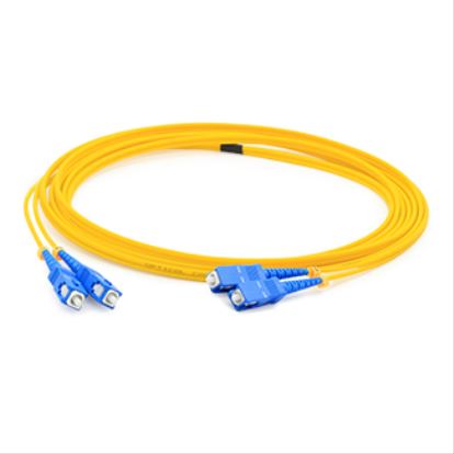 AddOn Networks 15m SC-SC fiber optic cable 590.6" (15 m) OS1 Yellow1