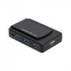 SYBA SY-HUB20078 interface hub USB 2.0 5000 Mbit/s Black1