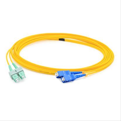 AddOn Networks ADD-ASC-SC-2MS9SMF fiber optic cable 78.7" (2 m) SC/APC OS1 Yellow1