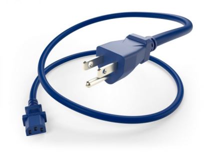 Unirise PWCD-515PC13-15A-03F-BLU power cable Blue 35.8" (0.91 m) NEMA 5-15P C13 coupler1