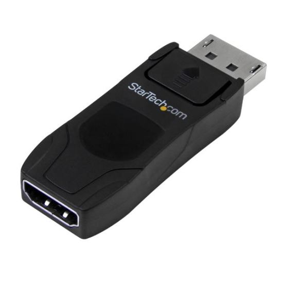 StarTech.com DP2HD4KADAP cable gender changer DisplayPort HDMI Black1