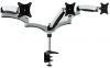 Amer HYDRA3 monitor mount / stand 28" Clamp Black, Chrome, White1