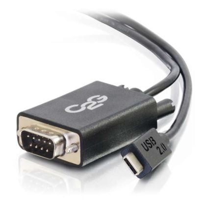 C2G USB - RS232, m-m interface cards/adapter1