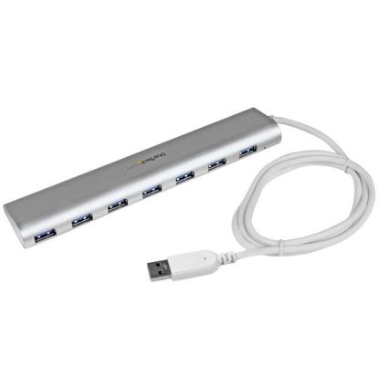 StarTech.com ST73007UA interface hub USB 3.2 Gen 1 (3.1 Gen 1) Type-A 5000 Mbit/s Silver, White1