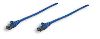 Intellinet RJ-45, 0.3m, Cat6, UTP networking cable Blue 11.8" (0.3 m)1