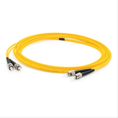 AddOn Networks ST/ST, 15m fiber optic cable 590.6" (15 m) OS1 Yellow1