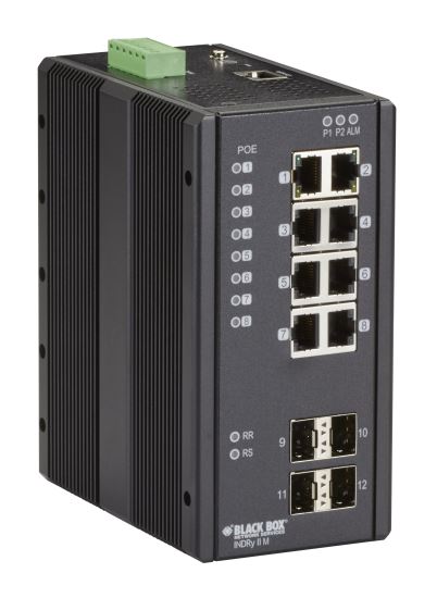 Black Box LIE1014A network switch Managed Gigabit Ethernet (10/100/1000) Power over Ethernet (PoE)1