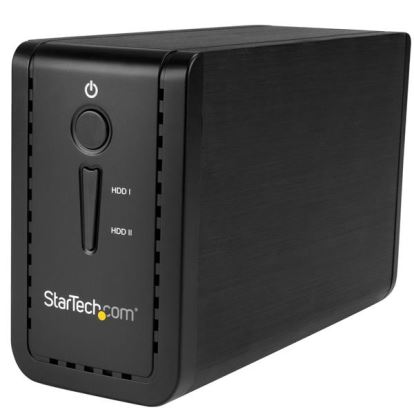 StarTech.com S352BU313R storage drive enclosure HDD/SSD enclosure Black 3.5"1
