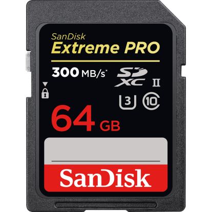 Picture of SanDisk Extreme Pro 64 GB SDXC UHS-II Class 10