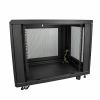 Picture of StarTech.com RK1233BKM rack cabinet 12U Freestanding rack Black