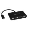 StarTech.com ST4200MINIC interface hub USB 2.0 Type-C 480 Mbit/s Black1