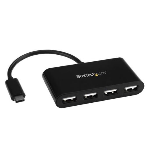 StarTech.com ST4200MINIC interface hub USB 2.0 Type-C 480 Mbit/s Black1