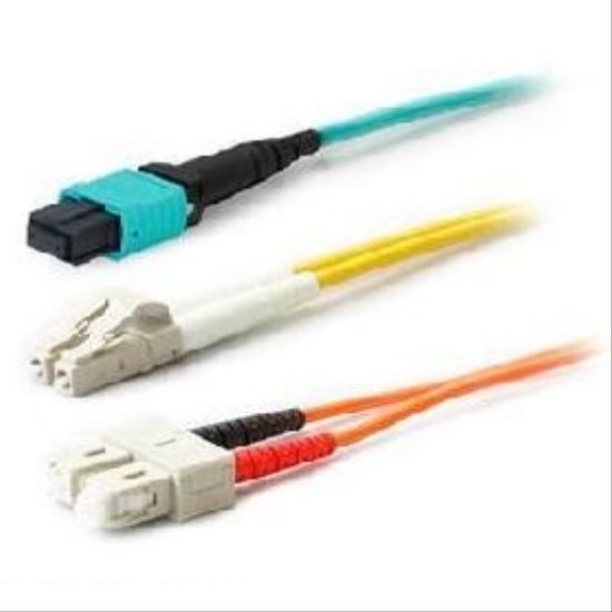 AddOn Networks ADD-MPOF-LB-OM3 fiber optic cable 11.8" (0.3 m) Aqua color1