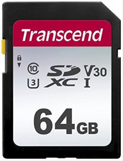 Transcend TS64GSDC300S memory card 64 GB SDXC NAND Class 101