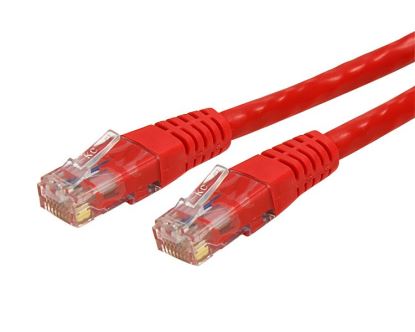 StarTech.com C6PATCH6RD networking cable Red 70.9" (1.8 m) Cat6 U/UTP (UTP)1