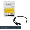 StarTech.com MUY1MFFS audio cable 7.87" (0.2 m) 3.5mm 2x3.5mm Black8