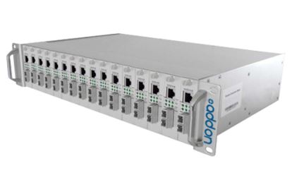 AddOn Networks ADD-RACK-16 network media converter 1000 Mbit/s Multi-mode, Single-mode Gray1