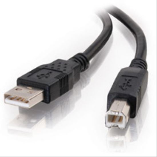 C2G USB 2.0 A/B Cable Black 5m USB cable 196.9" (5 m) USB A USB B1