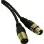 C2G 25ft Pro- XLR Male to XLR Female audio cable 295.3" (7.5 m) XLR (3-pin) Black1