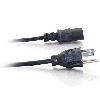 C2G 2ft Universal 16 AWG Power Cord (IEC320C13 -> NEMA 5-15P) Black 23.6" (0.6 m)4