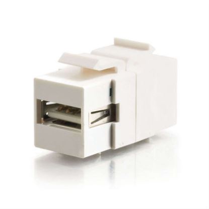 C2G Snap-In USB A/B Female Keystone Insert Module1