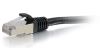 C2G 1ft. Cat6 RJ-45 networking cable Black 11.8" (0.3 m) S/FTP (S-STP)2