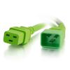 C2G 4ft, IEC320C20/IEC320C19 Green 47.2" (1.2 m) C20 coupler C19 coupler1