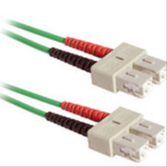 C2G 2m SC/SC Duplex 62.5/125 Multimode Fiber Patch Cable - Green fiber optic cable 78.7" (2 m)1