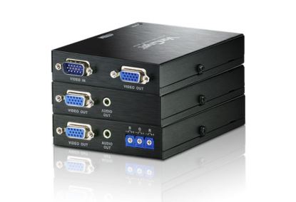 ATEN VE170Q AV extender AV transmitter & receiver Black1