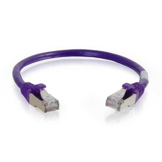 C2G 3ft Cat6 networking cable Purple 35.8" (0.91 m) S/FTP (S-STP)1