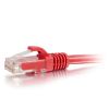 C2G 6" Cat5e networking cable Red 5.91" (0.15 m) U/UTP (UTP)5