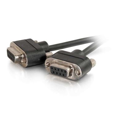 C2G 25ft DB9 serial cable Black 300" (7.62 m)1