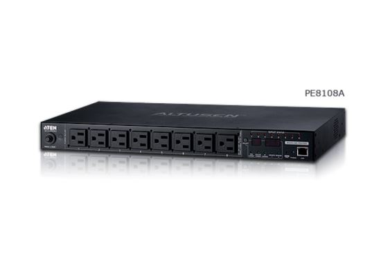 ATEN PE8108A power distribution unit (PDU) 8 AC outlet(s) 1U Black1