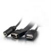 C2G 39707 socket-outlet HDMI + VGA + USB A + 3.5mm Aluminum3