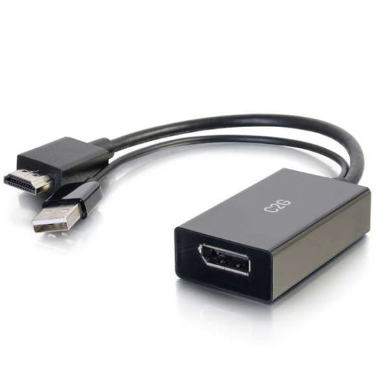 C2G 22323 video cable adapter DisplayPort HDMI + USB Black1