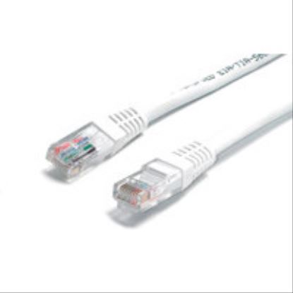 StarTech.com 1 ft White Molded Category 5e (350 MHz) UTP Patch Cable networking cable 11.8" (0.3 m)1
