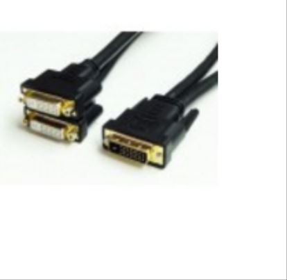 Oncore DVID-01F-MFX2 DVI cable 11.8" (0.3 m) DVI-D 2 x DVI-D Black1