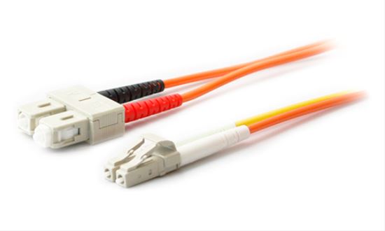 AddOn Networks SC - LC, 1m fiber optic cable 39.4" (1 m) Orange1