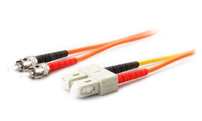 AddOn Networks ST - SC, 3m fiber optic cable 118.1" (3 m) Orange1