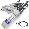 AddOn Networks DAC-QSFP-4SFP-10G-3M-AO InfiniBand cable 118.1" (3 m) QSFP+ 4xSFP+ Black1