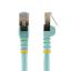 StarTech.com C6ASPAT20AQ networking cable Turquoise 240.2" (6.1 m) Cat6a1