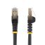 StarTech.com C6ASPAT6INBK networking cable Black 7.87" (0.2 m) Cat6a1