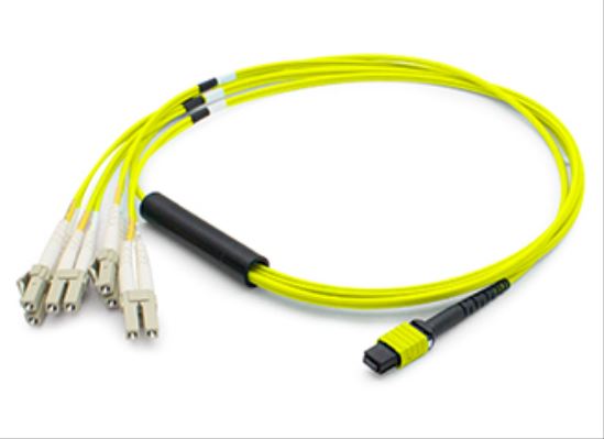 AddOn Networks 3m MPO - 4xLC fiber optic cable 118.1" (3 m) MPO/MTP LC OS1 Yellow1