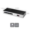 Picture of StarTech.com DK30A2DH notebook dock/port replicator Wired USB 3.2 Gen 1 (3.1 Gen 1) Type-C Black, Silver